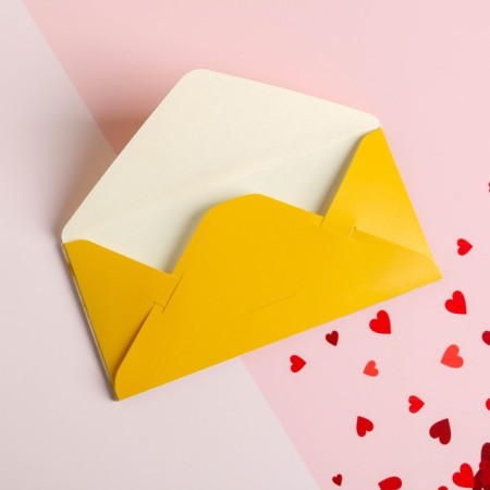 An envelope for money with a wooden element "Happy Birthday" Asterisk, 16.5 x 8 cm-2