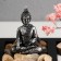 Zen Stones Garden "Buddha in Stones and Bridge" White Sand 1.5x21.5x17.5 cm