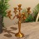 Jnii aluminum candlestick for 5 candles 18x18x35 cm