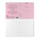 Notebook 24 sheets in the classic line, cover of shallow cardboard, offset unit, whiteness 100%, pink