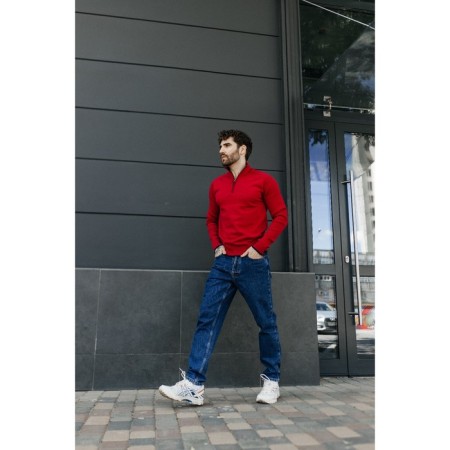 Jumper male ise, size 46, red color-7