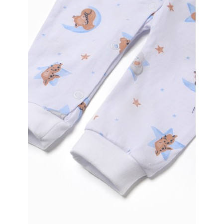 Combineson children with open legs "dream", milk/blue color, height 62-3