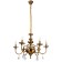 Anter chandelier 6x40W E14 Brass 64x64x50 cm Bayerlux