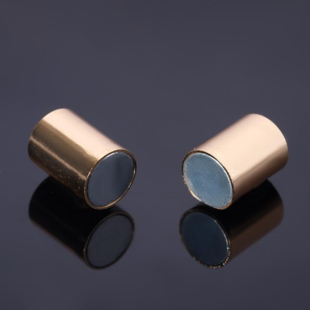 Magnetic lock castle, l = 20 mm, d (internal) = 7 mm, (set of 3 pcs.), Color gold