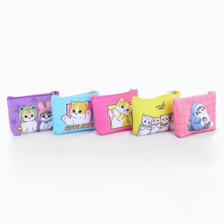 Kitty wallet "cats" mix, 11*0.5*8.5 cm-1