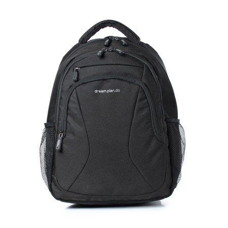 Youth backpack, synthetic fabric, 305x415x140 cm, black-1