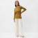 Women's longliva KAFTAN: BASIC Line color dark olive, size 48-50