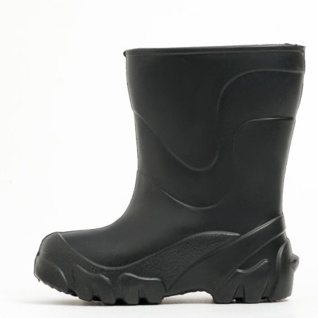 Boots for children insulated, black color, size 34-35-1