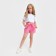 Shorts for a girl with a KAFTAN belt, size 30 (98-104), bright pink color