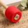 A hammer-collar for the drum Music Life, Red, 33 x 5 cm