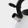 A kettle with a stainless steel whistle “Heart”, 3 l, with an indicator of heating