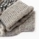 Male wool socks, gray color, size 27