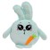 Soft toy "Bunny Pupsik", menthol color, 20 cm