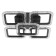 Luer with PDU 10018/5BK LED 90W 3000-6000K Dimmer black 38x38 cm Bayerlux