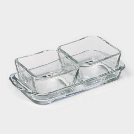 Menzhitsa glass component Baroque, 15 × 7.5 cm, 2+1