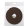 Rubber tundra seal, profile E, size 4x9 mm, brown, in packaging 6 m