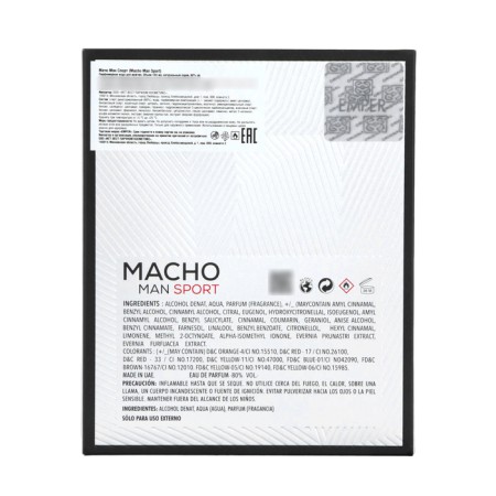 Male Macho Man Sport perfumery water (based on Allure Homme Sport), 100 ml-5