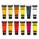 Acrylic paints 12 colors in a tube 75 ml, matte, calligrata, sunny colors