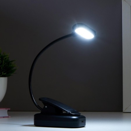 Lamp 16108/1 LED USB Black 5.3x8.2x22.5 cm Risalux-1