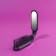 The comb is massage, folding, with a mirror, 3 × 10 cm, black color