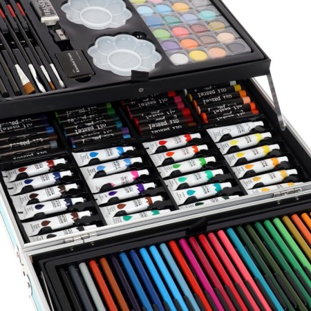 A set of folding folding, in a suitcase, blue-14