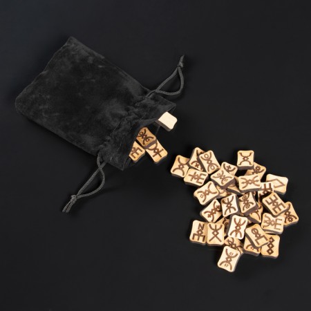 Set of runes "Rusa", 41pcs, Book-2