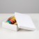 Cardboard box without window, white, 21 x 15 x 5 cm, set 5 pcs