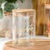 Glass Bank for bulk products "IVF. Gold ", 550 ml, 8.5 × 12.5 cm