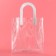 Gift package from PVC, white, 20 x 18 x 10 cm