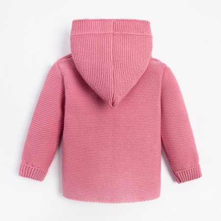 Jumper knitted baby I "Trendy" growth 68-74 cm, pink color-7