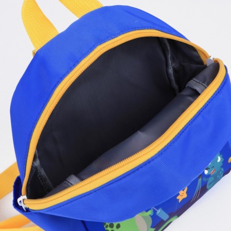Baby backpack, lightning department, 2 side pockets, blue color-8