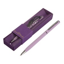 Switching handle, 0.7 mm, Bruno VisConti Palermo, blue rod, lilac metal case, in case