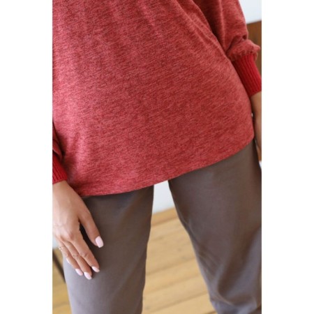 Female pulver, size 46, red color-8