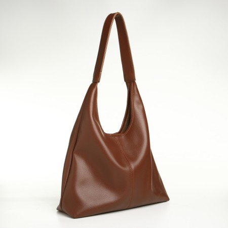 Women's bag on the magnet Textura, medium size, cosmetic bag, brown color-3