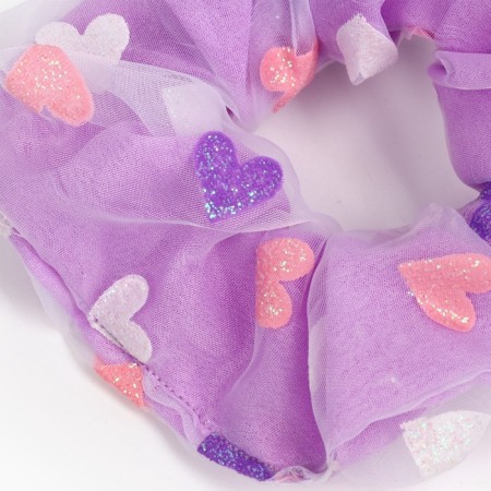 Hair elastic band "hearts", 11 cm, princesses-2