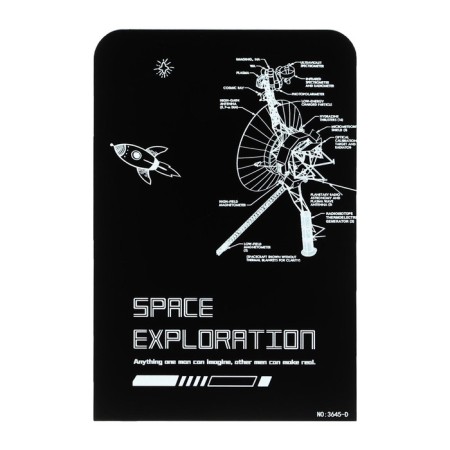 Book stands "Space Station", 2 pieces, black-1
