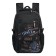 Youth backpack 40 x 28 x 14 cm, ergonomic back, monkking, w203 black