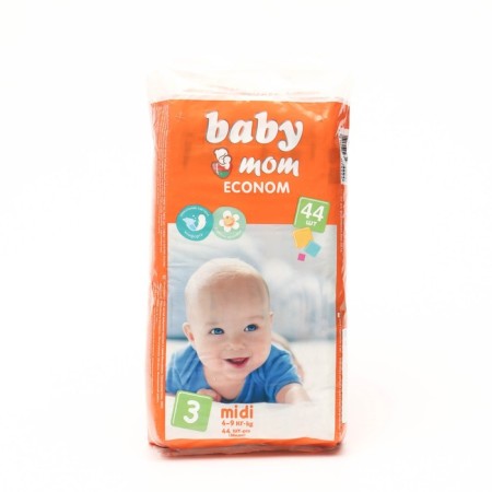 Distributes for children "Baby Mom" ​​Econom 3, (4-9 kg), 44 pcs