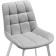 SHELS on a metal frame Chelsea Metal/velor, white/gray 50x60x80 cm