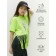 T -shirt Children's Amarobaby Rope, Height 134 cm, Salad color