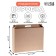 Universal box with a pen, brown, 34.5 x 8 x 27 cm