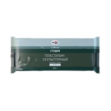 Plasticine sculptural olive, soft, 1000 g, 