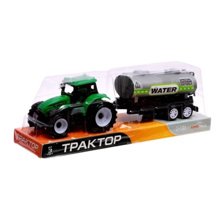 Tractor inertial "Farmer", with a trailer-4