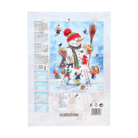 Advent calendar with mini chocolate tiles, 75 g-4