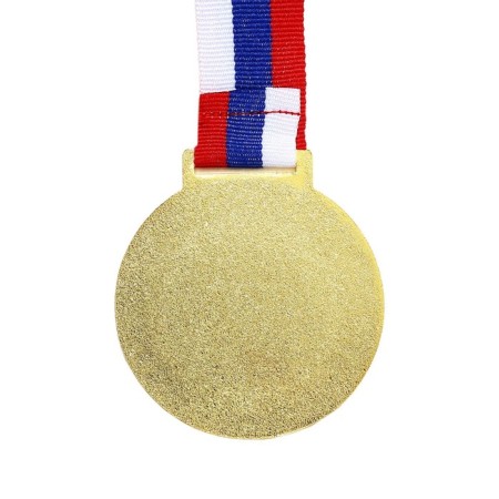Medal for application 001, D = 6.5 cm. Color gold. With a ribbon-1