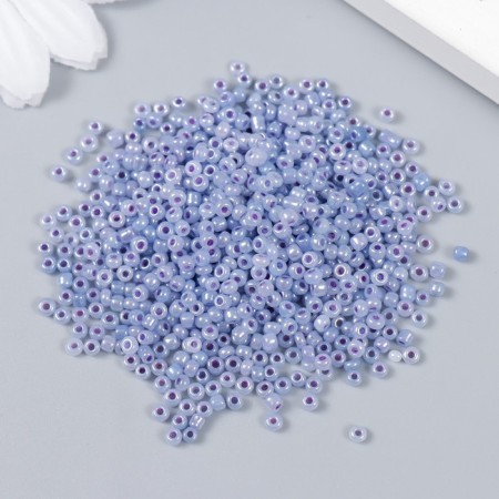 Glass beads 12/0 "Color middle. Cornflower" 30 g-1