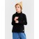 Baby Minaku turtleneck, black color, height 158 ​​cm