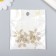 Decor for creativity metal, rhinestones "Chamomile with pearls" gold 2.5x3 cm