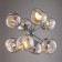 Suspended lamp Freya Fr5378PL-08SM EJECTION, 460x460x1220 mm, G9, 8x40W, color chromium