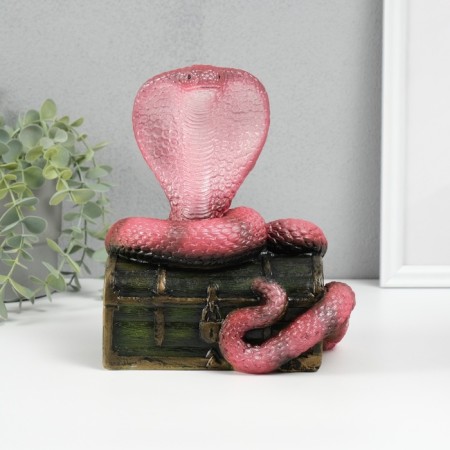 New Year's figure "Cobra on the chest" 20 x 17 x 12 cm.-5